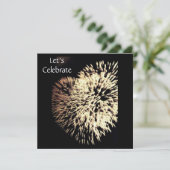 **7月4日のパーティーにご招待** 招待状 (スタンド正面)