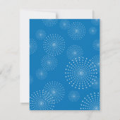 7月4日のパーティーの爆発のパーティー 招待状 (裏面)