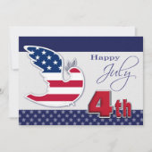 7月4日のパーティー |イベント 招待状 (正面)