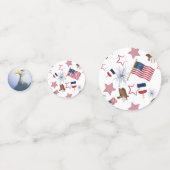 7月4日のパーティー コンフェッティ (裏面)