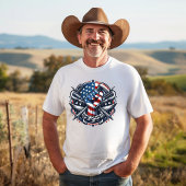 7月4日のファイト・フィスト Tシャツ