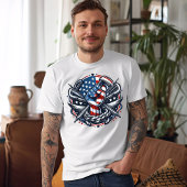 7月4日のファイト・フィスト Tシャツ