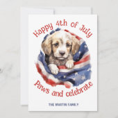 7月4日のフォトグリーティング シーズンカード (正面)