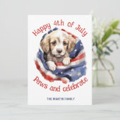 7月4日のフォトグリーティング シーズンカード (スタンド正面)