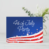 7月4日のフラグと背景パーティー 招待状 (スタンド正面)