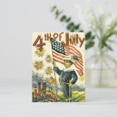 7月4日のフラッグボーイ ポストカード (スタンド正面)