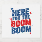 7月4日のブームに向けて ビールラベル (シングルラベル)