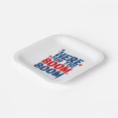 7月4日のブームに向けて ペーパープレート (傾斜あり)