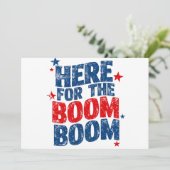 7月4日のブームに向けて 招待状 (スタンド正面)