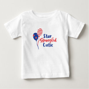7月4日のベビーのTシャツ ベビーTシャツ