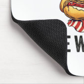 7月4日のホットドッグおもしろいSのウィーナーを探しに来た マウスパッド (コーナー)