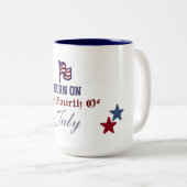 7月4日のマグで生まれて下さい ツートーンマグカップ (正面右)