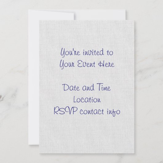 7月4日のリス 招待状 (裏面)