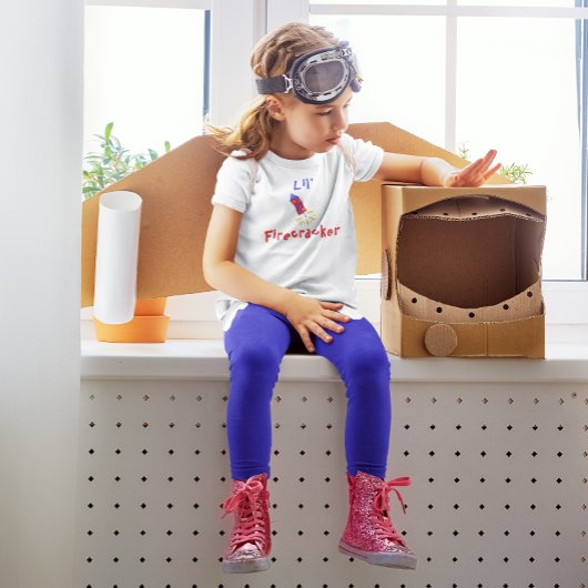 7月4日のリル・フィレクラッカー トドラーTシャツ