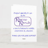 7月4日のワシと国旗 カード (裏面)