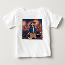 7月4日のヴァト・ロボ ベビーTシャツ