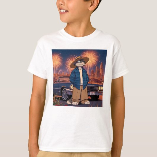 7月4日のヴァト・ロボ Tシャツ (正面)
