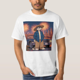 7月4日のヴァト・ロボ Tシャツ