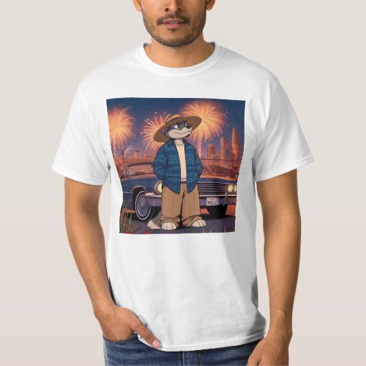 7月4日のヴァト・ロボ Tシャツ (正面)