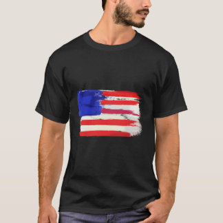 7月4日の全家族向け米国国旗 Tシャツ