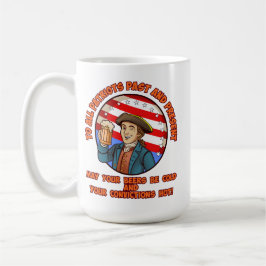 7月4日の冷ビール コーヒーマグカップ