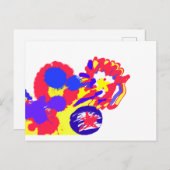 7月4日の出火作業 ポストカード (正面/裏面)