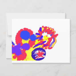 7月4日の出火作業 ポストカード