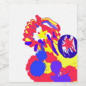 7月4日の出火作業 ワインラベル (シングルラベル)