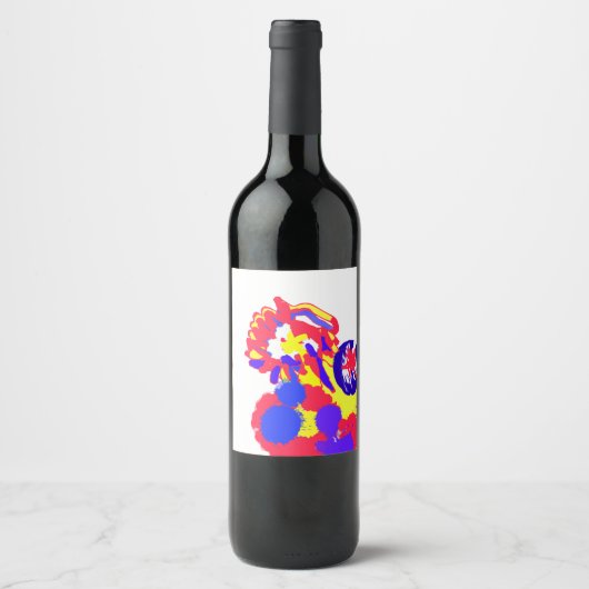 7月4日の出火作業 ワインラベル (正面)