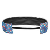 7月4日の夏の愛国的なポップス アスレチックヘッドバンド (裏面)