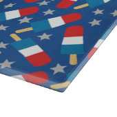 7月4日の夏の愛国的なポップス カッティングボード (角)