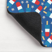 7月4日の夏の愛国的なポップス マウスパッド (コーナー)