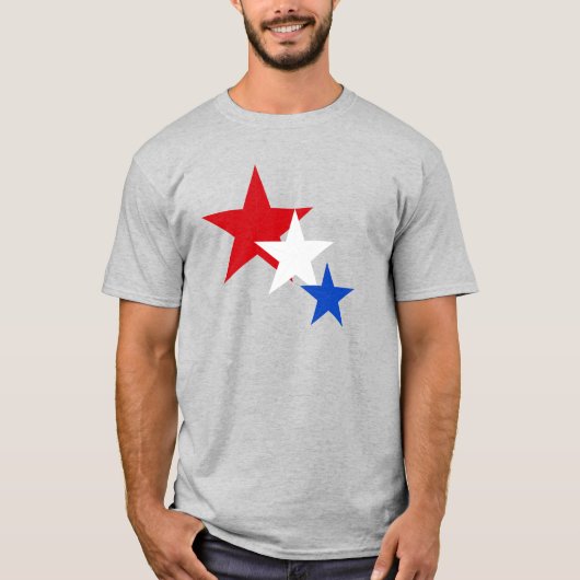 7月4日の女子シャツ、スターグリッターシャツGlitt Tシャツ (正面)