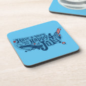 7月4日の安全で幸せ コースター (左側)