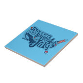 7月4日の安全で幸せ タイル (側面)