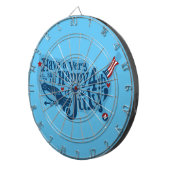 7月4日の安全で幸せ ダーツボード (正面右)