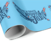 7月4日の安全で幸せ ラッピングペーパー (ロールコーナー)