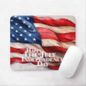 7月4日の幸せ – 独立記念日 マウスパッド (マウス)