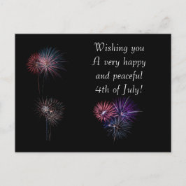 7月4日の幸福で平和 ポストカード