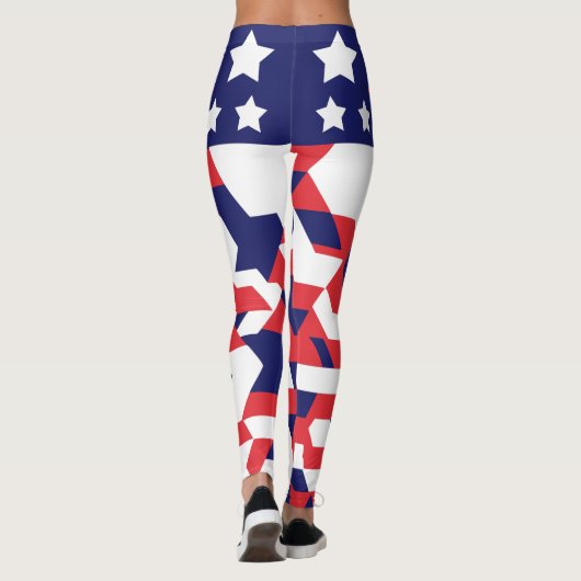 7月4日の幾何星型レギンス レギンス (裏面)