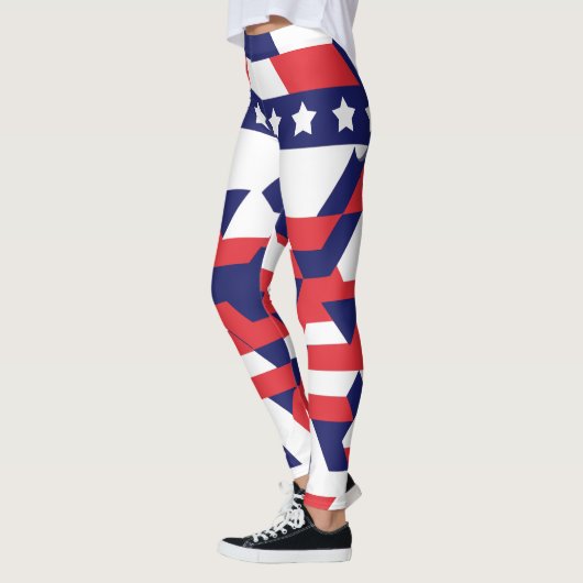 7月4日の幾何星型レギンス レギンス (左)