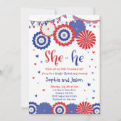 7月4日の性はパーティの招待状を明らかにします 招待状 (正面)