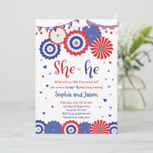 7月4日の性はパーティの招待状を明らかにします 招待状 (スタンド正面)