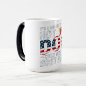 7月4日の悪い日に冷たいドリンクホットドッグ モーフィングマグカップ (正面左)