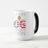 7月4日の悪い日に冷たいドリンクホットドッグ モーフィングマグカップ (正面右)