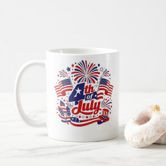 7月4日の愛国マグカップデザイン コーヒーマグカップ