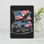 7月4日の愛国的なイーグルモンスタートラックアメリカ 招待状 (スタンド正面)