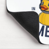 7月4日の愛国的なゴムのアヒルTee Quackin マウスパッド (コーナー)