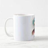 7月4日の愛国的なハゲのワシ コーヒーマグカップ (左)