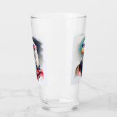 7月4日の愛国的なハゲのワシ タンブラーグラス (左)